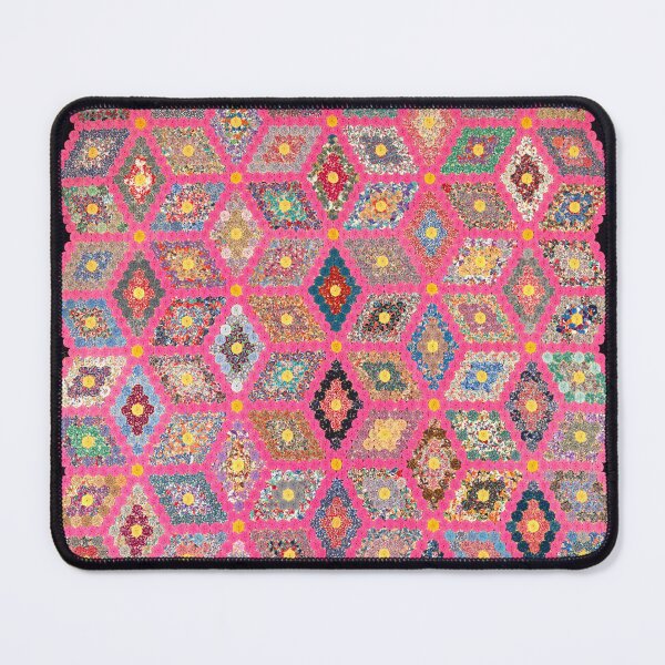Item preview, Vintage Quilt Yo-Yo Hexagon designed and sold by collageDP.
