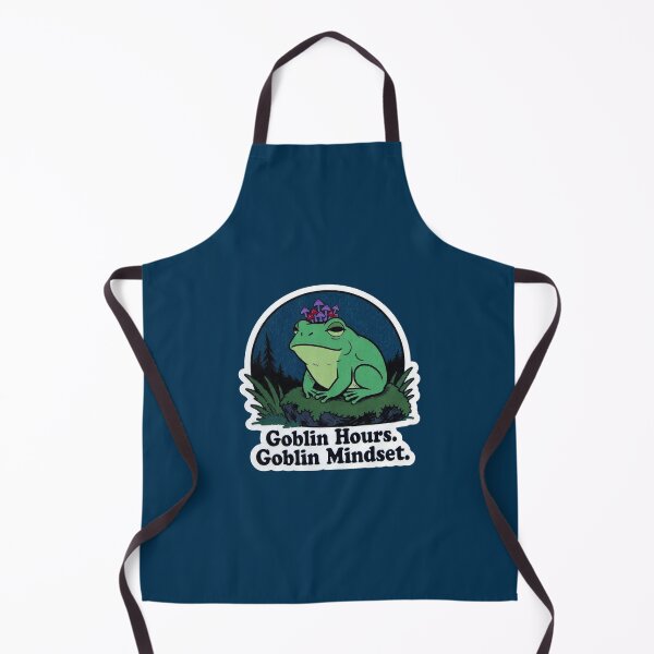 Item preview, Goblin Hours Goblin Mindset Frog Mushroom Crown Funny Design designed and sold by BooDesignStudio.
