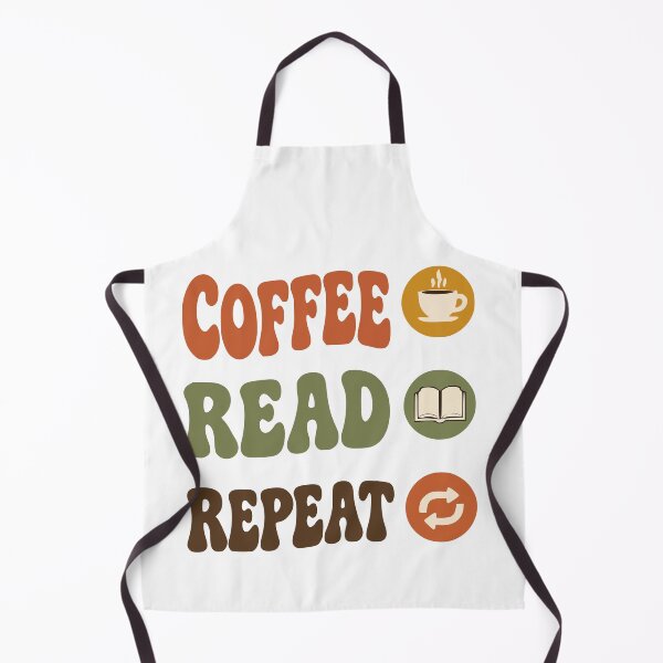 Item preview, Coffee Read Repeat Retro Groovy Book Lover Design designed and sold by Glotify.