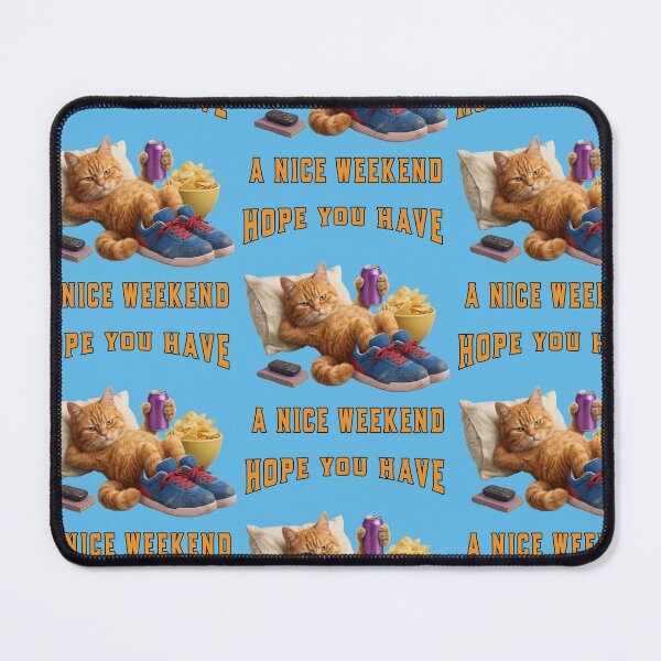 Item preview,  Nice Weekend ginger tabby  designed and sold by TeeARTHY.