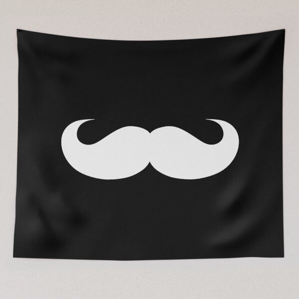 Item preview, Minimalist Curled Mustache – Elegant Vibe, Unique designed and sold by villacreativa.