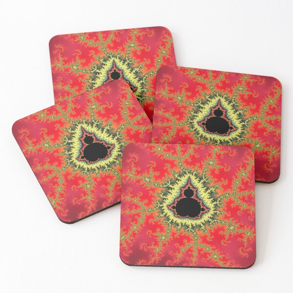Item preview, Mandelbrot Fractal Zoom Vibrant Red Mathematical Art designed and sold by pinkal.