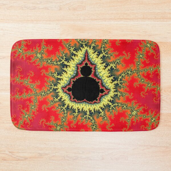 Item preview, Mandelbrot Fractal Zoom Vibrant Red Mathematical Art designed and sold by pinkal.