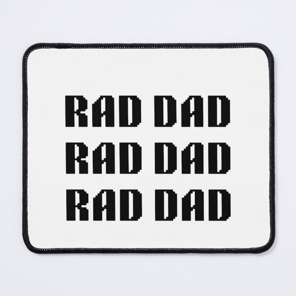 Item preview, Rad Dad Pixel Font Repeat Print | Retro 80s Father's Day Gift | Cool Dad Typography designed and sold by The-SilentPlace.