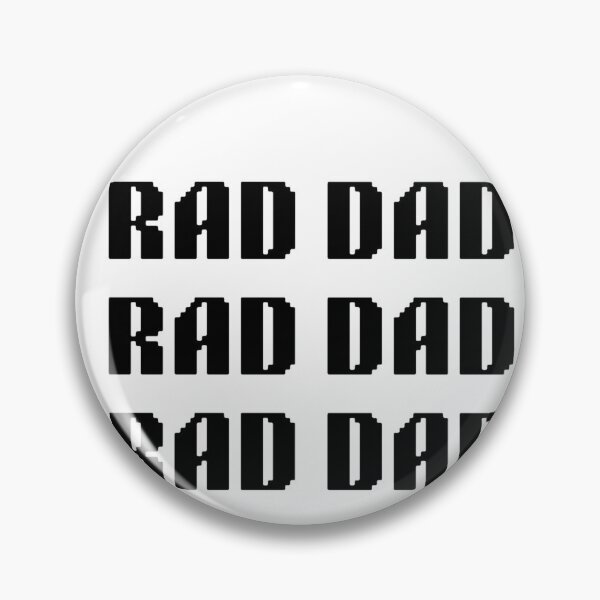 Item preview, Rad Dad Pixel Font Repeat Print | Retro 80s Father's Day Gift | Cool Dad Typography  designed and sold by The-SilentPlace.