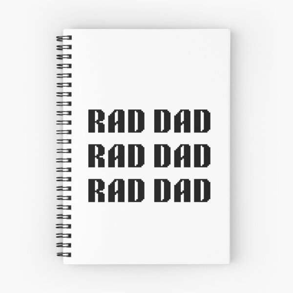 Item preview, Rad Dad Pixel Font Repeat Print | Retro 80s Father's Day Gift | Cool Dad Typography  designed and sold by The-SilentPlace.