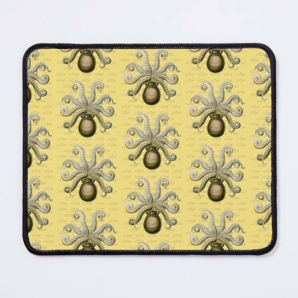 Item preview, Octopus – Haeckel Vintage Science Art - Butter Yellow designed and sold by FUNKARIUM.