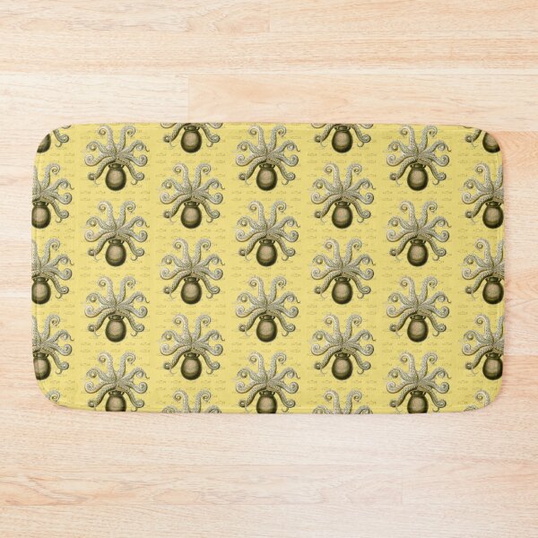 Item preview, Octopus  – Haeckel Vintage Science Art - Butter Yellow designed and sold by FUNKARIUM.