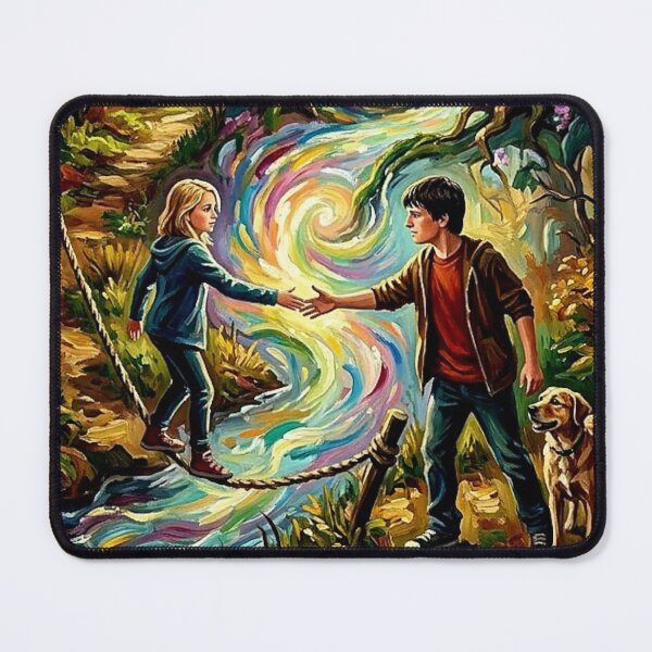 Item preview, Cross to a World of Your Own – Bridge to Terabithia Fine Art Print designed and sold by Art's Diner.
