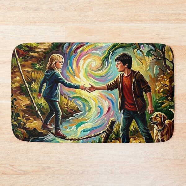 Item preview, Cross to a World of Your Own – Bridge to Terabithia Fine Art Print designed and sold by Art's Diner.