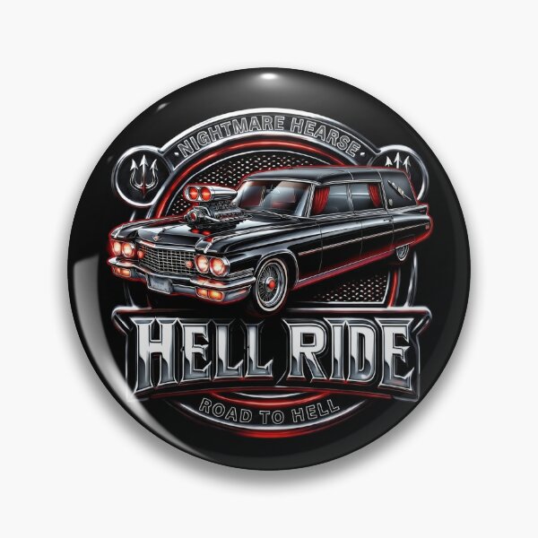 Item preview, Hell Ride Hearse Cruising The Road To Hell designed and sold by DeimosArtIntl.