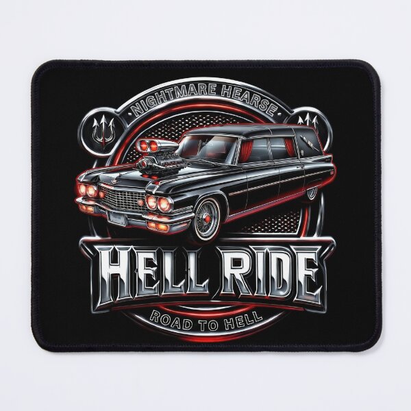 Item preview, Hell Ride Hearse Cruising The Road To Hell designed and sold by DeimosArtIntl.