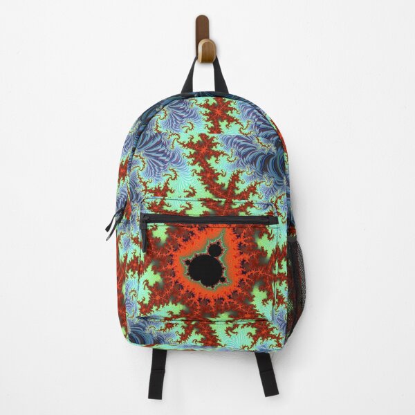 Item preview, Trippy Fractal Pattern Abstract Electric Red Blue Design designed and sold by pinkal.