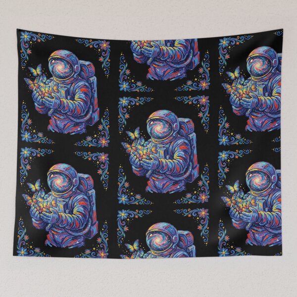 Item preview, Cosmic Astronaut Butterfly Nebula Art designed and sold by TeeARTHY.