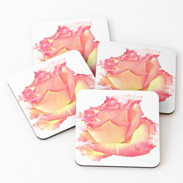 Item preview, Soft Peach Rose Watercolor Vignette Digital Art designed and sold by BalkanBloom.