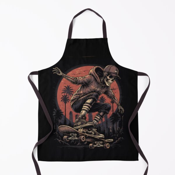 Item preview, Skeleton Skateboarder Sunset Street Art Graphic designed and sold by SkeletonMood.