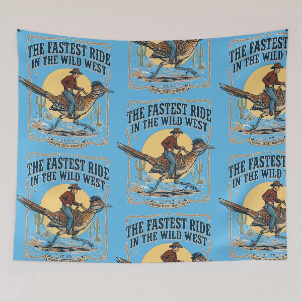 Item preview, Fastest Ride Wild West Roadrunner designed and sold by TeeARTHY.