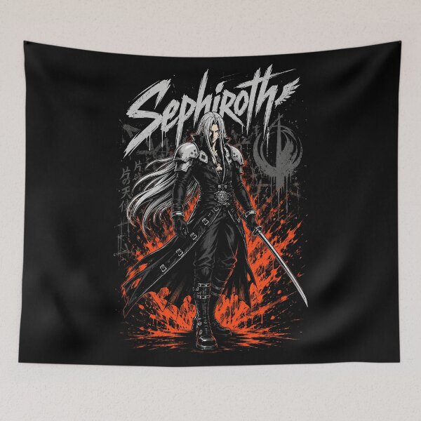 Item preview, Sephiroth Fire - Final Fantasy VII designed and sold by superhetero.