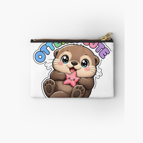 Item preview, Otterly Cute Sweet Otter with Starfish Kawaii designed and sold by BoosterShop.