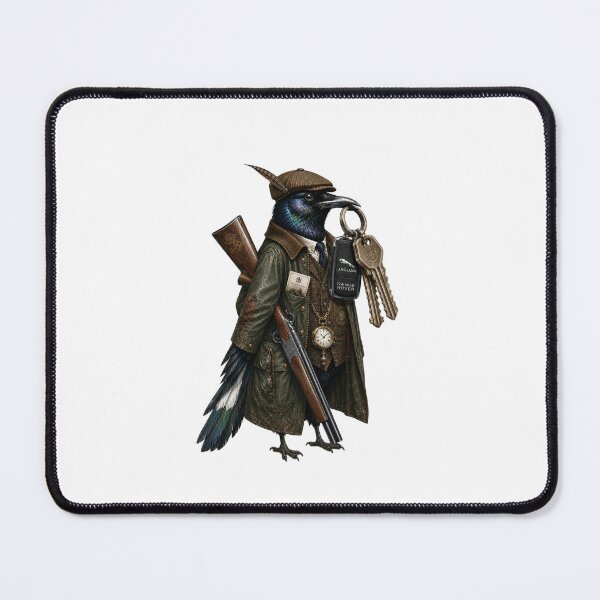 Item preview, Distinguished Magpie with Range Rover Keys designed and sold by ollygart.