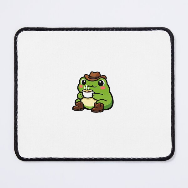 Item preview, Minimalist Graphic Illustration of Cute Cowboy Frog designed and sold by Prints-Things.