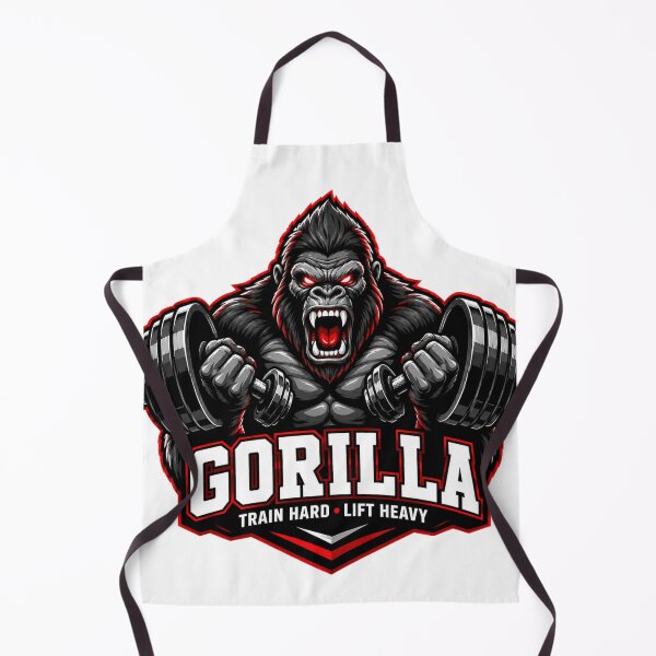 Item preview, Gorilla Gym Train Hard Lift Heavy Fitness Logo designed and sold by Digistore1221.