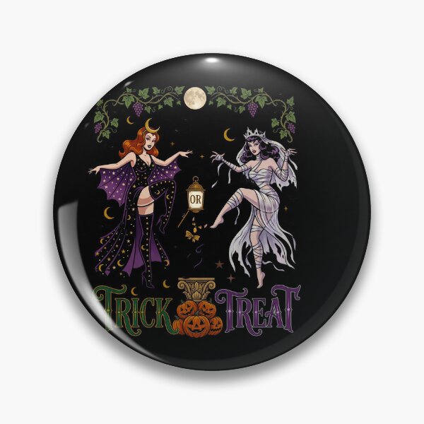 Item preview, Halloween Trick Or Treat Retro Witches designed and sold by TeeARTHY.