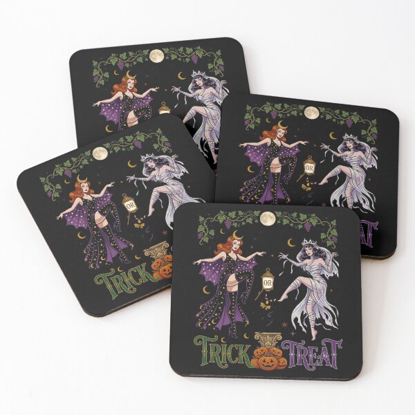 Item preview, Halloween Trick Or Treat Retro Witches designed and sold by TeeARTHY.