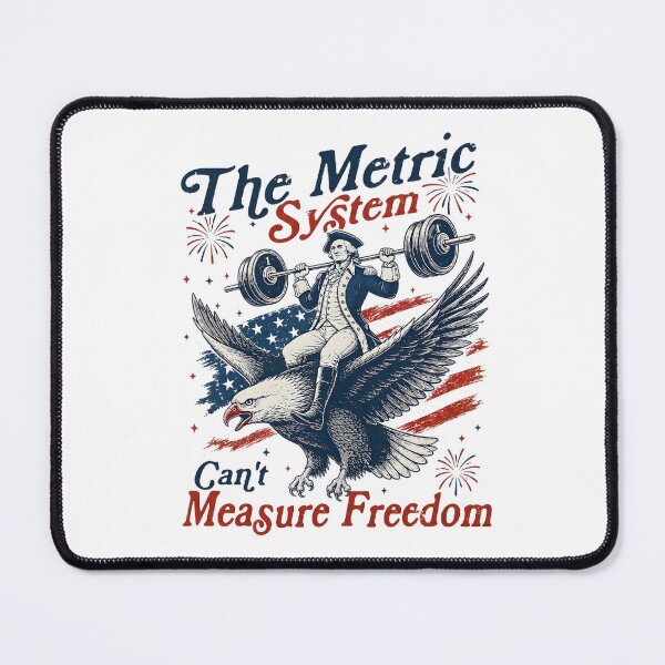 Item preview, The Metric System Can't Measure Freedom Funny 4th of July designed and sold by Ali-printshop.