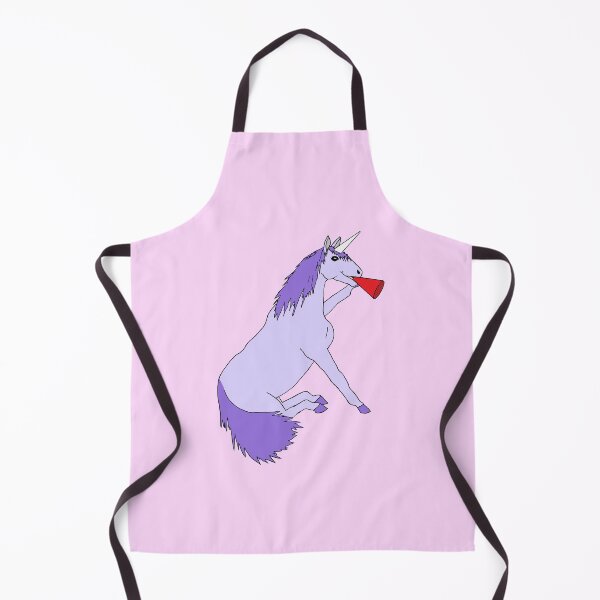 Item preview, Purple Protest or Party Unicorn Celebrating Die Cut designed and sold by JoyousArt4u.