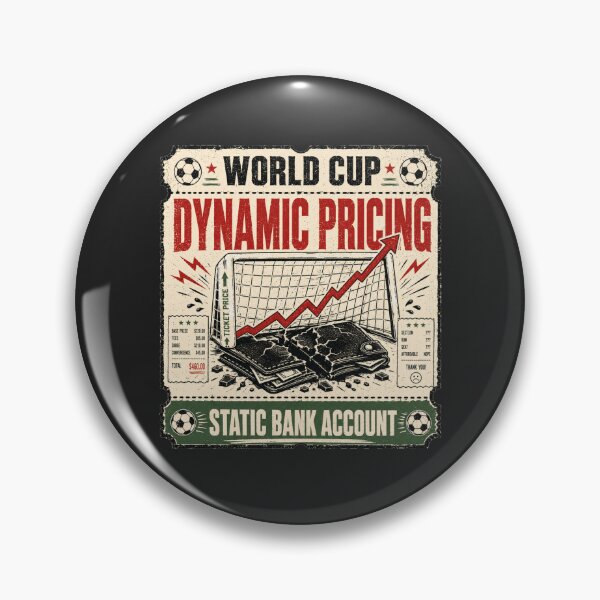 Item preview, World Cup Dynamic Pricing Static Bank Account Soccer designed and sold by POD DYNASTY | Original Print On Demand T-Shirt Graphics.