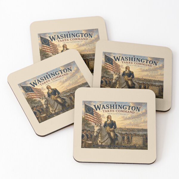 Item preview, Washington Takes Command — America Celebrates 250 designed and sold by Novel Works Studio.