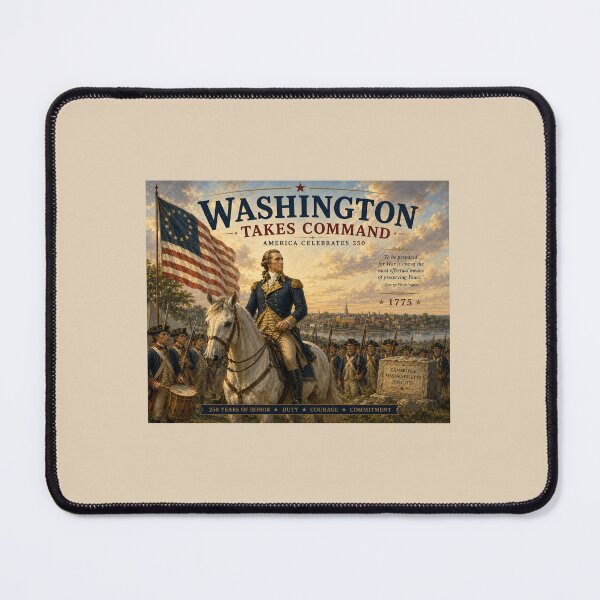Item preview, Washington Takes Command — America Celebrates 250 designed and sold by Novel Works Studio.
