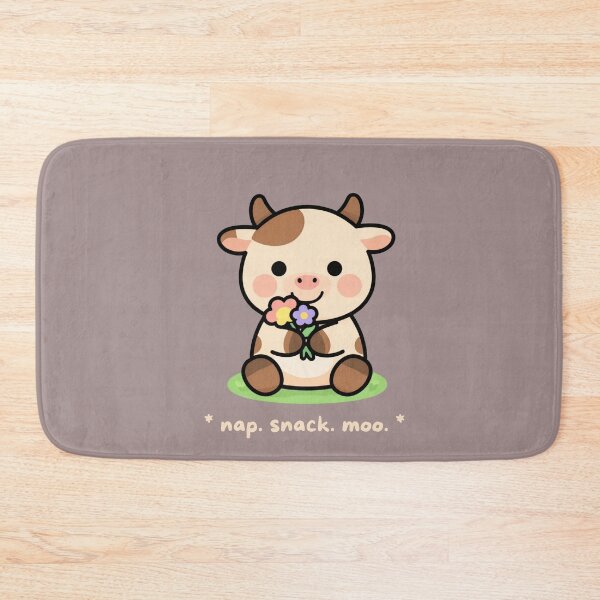 Item preview, nap. snack. moo. cute cow aesthetic designed and sold by BCapybara.