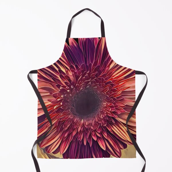 Item preview, Abstract Impressionist Gerbera Daisy Autumn Digital Art designed and sold by BalkanBloom.