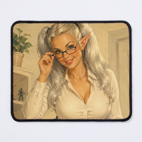Item preview, Vintage Elf Librarian Pinup designed and sold by Cosplayvintage.