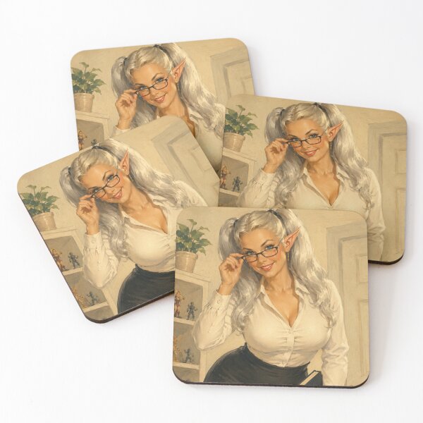 Item preview, Vintage Elf Librarian Pinup designed and sold by Cosplayvintage.