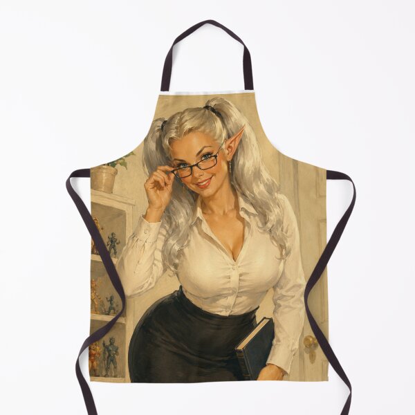 Item preview, Vintage Elf Librarian Pinup designed and sold by Cosplayvintage.