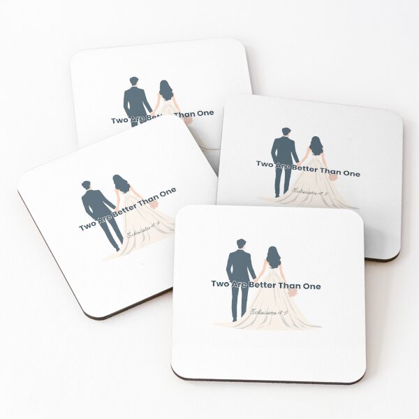 Item preview, Two Are Better Than One Christian Wedding Couple designed and sold by IDoCrewCo..