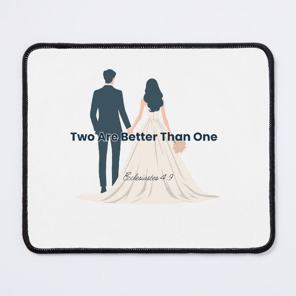 Item preview, Two Are Better Than One Christian Wedding Couple designed and sold by IDoCrewCo..