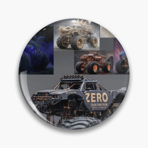 Item preview, TOCOCLAWS Monster Truck Brigade: Bio-Armor Mutant Crushers Poster designed and sold by TOCOCLAWS.