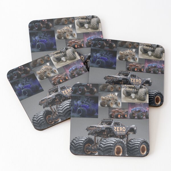 Item preview, TOCOCLAWS Monster Truck Brigade: Bio-Armor Mutant Crushers Poster designed and sold by TOCOCLAWS.