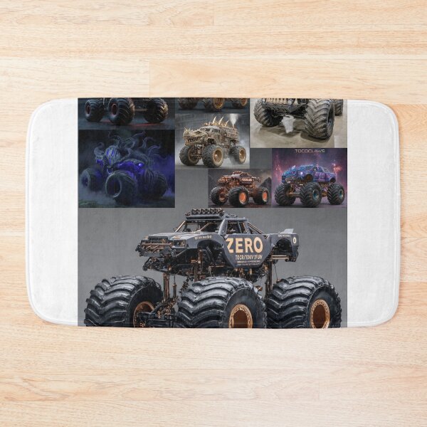 Item preview, TOCOCLAWS Monster Truck Brigade: Bio-Armor Mutant Crushers Poster designed and sold by TOCOCLAWS.