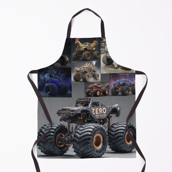Item preview, TOCOCLAWS Monster Truck Brigade: Bio-Armor Mutant Crushers Poster designed and sold by TOCOCLAWS.