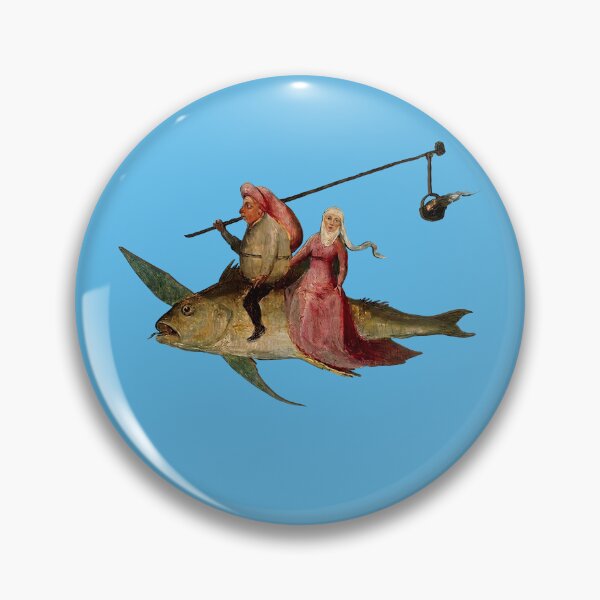 Item preview, Surreal Hieronymus Bosch Fish Rider designed and sold by TeeARTHY.
