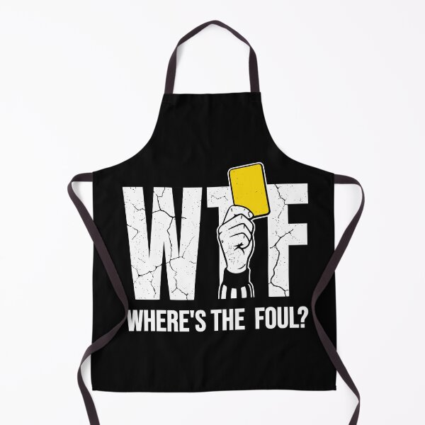 Item preview, WTF Where's The Foul Funny Soccer Design designed and sold by AnnSign.