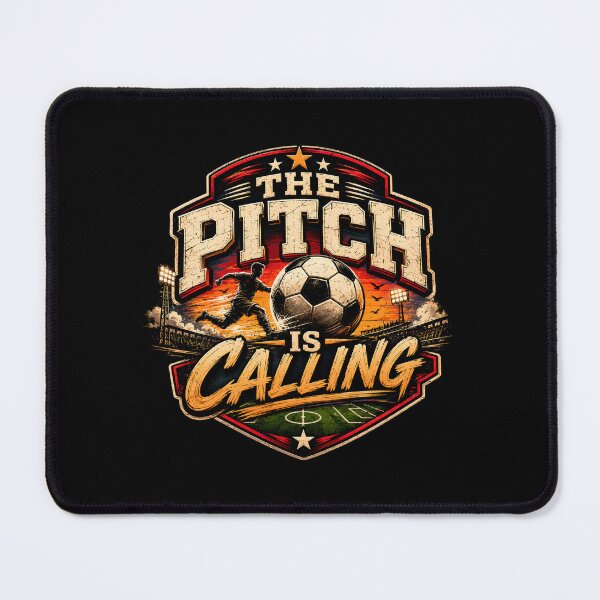 Item preview, Football Soccer The Pitch is Calling designed and sold by DemureArtsy.