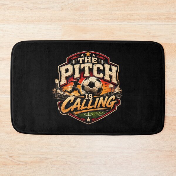Item preview, Football Soccer The Pitch is Calling designed and sold by DemureArtsy.