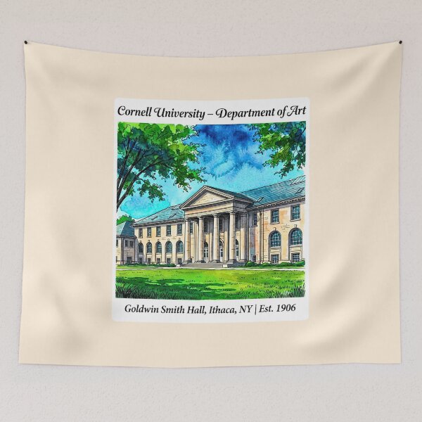 Item preview, Goldwin Smith Hall Cornell University Ink and Wash Art designed and sold by EvergreenPark - Tee Studio.