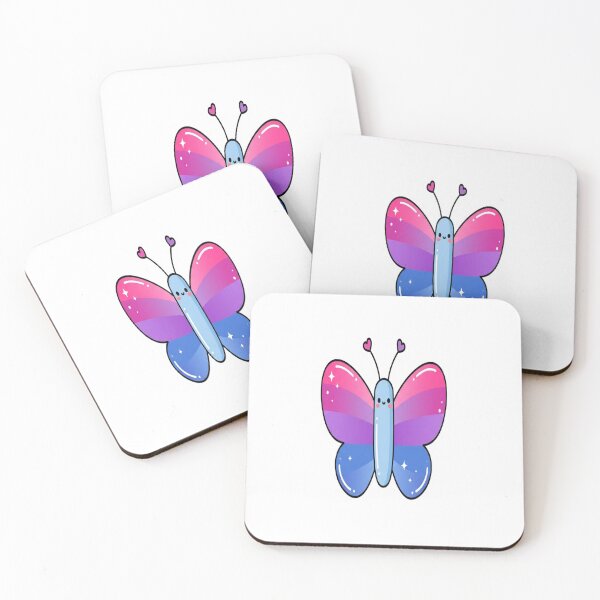 Item preview, Bisexual Pride Butterfly Aesthetic Sticker — Bi Pride LGBTQ Gift designed and sold by Seifinty .